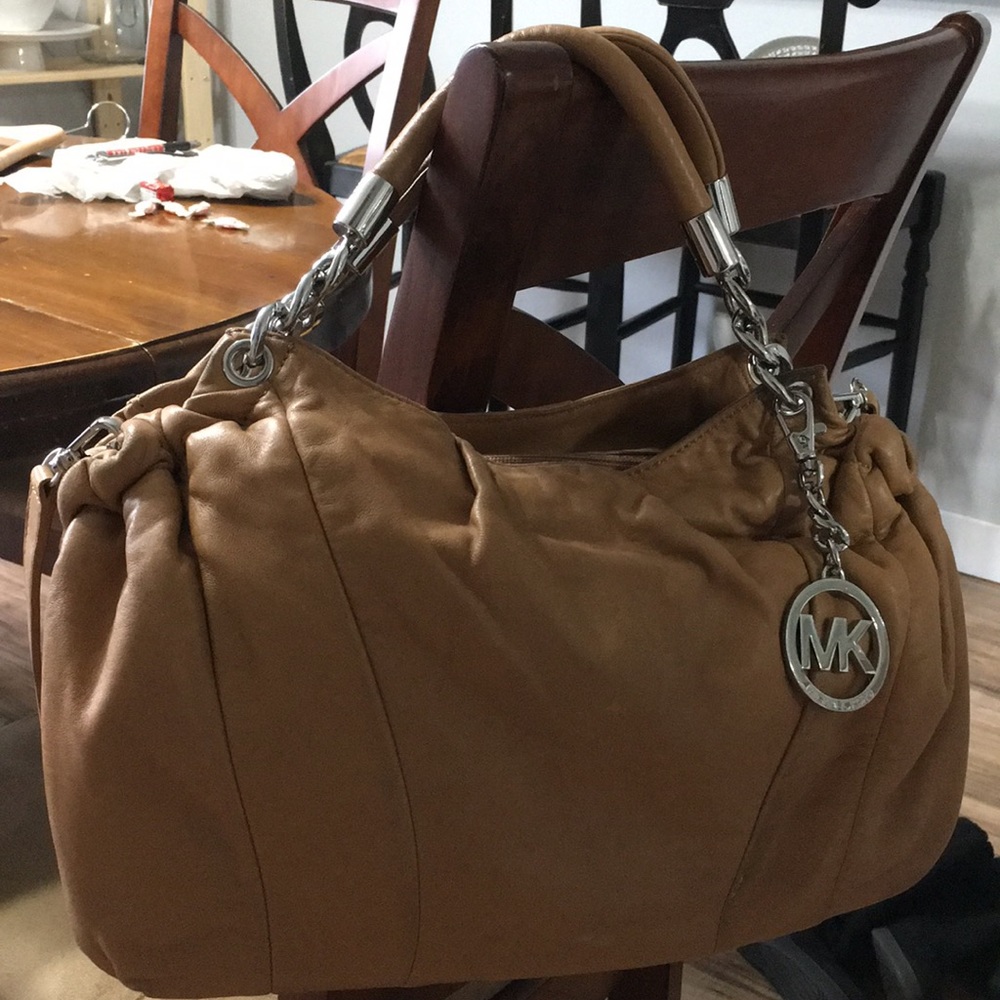 Tan Michael Kors purse